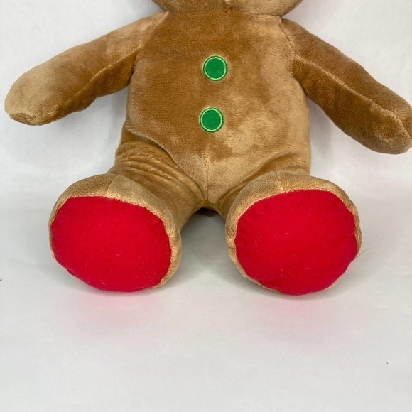 BUILD a Bear Gingerbread Boy 16" Plush 2017 Christmas Holiday Stuffed Animal - Picture 4 of 13